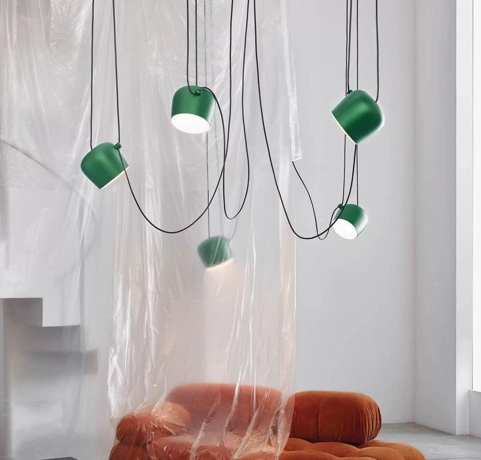 Lampa wisząca AIM zielony Flos Eye on Design