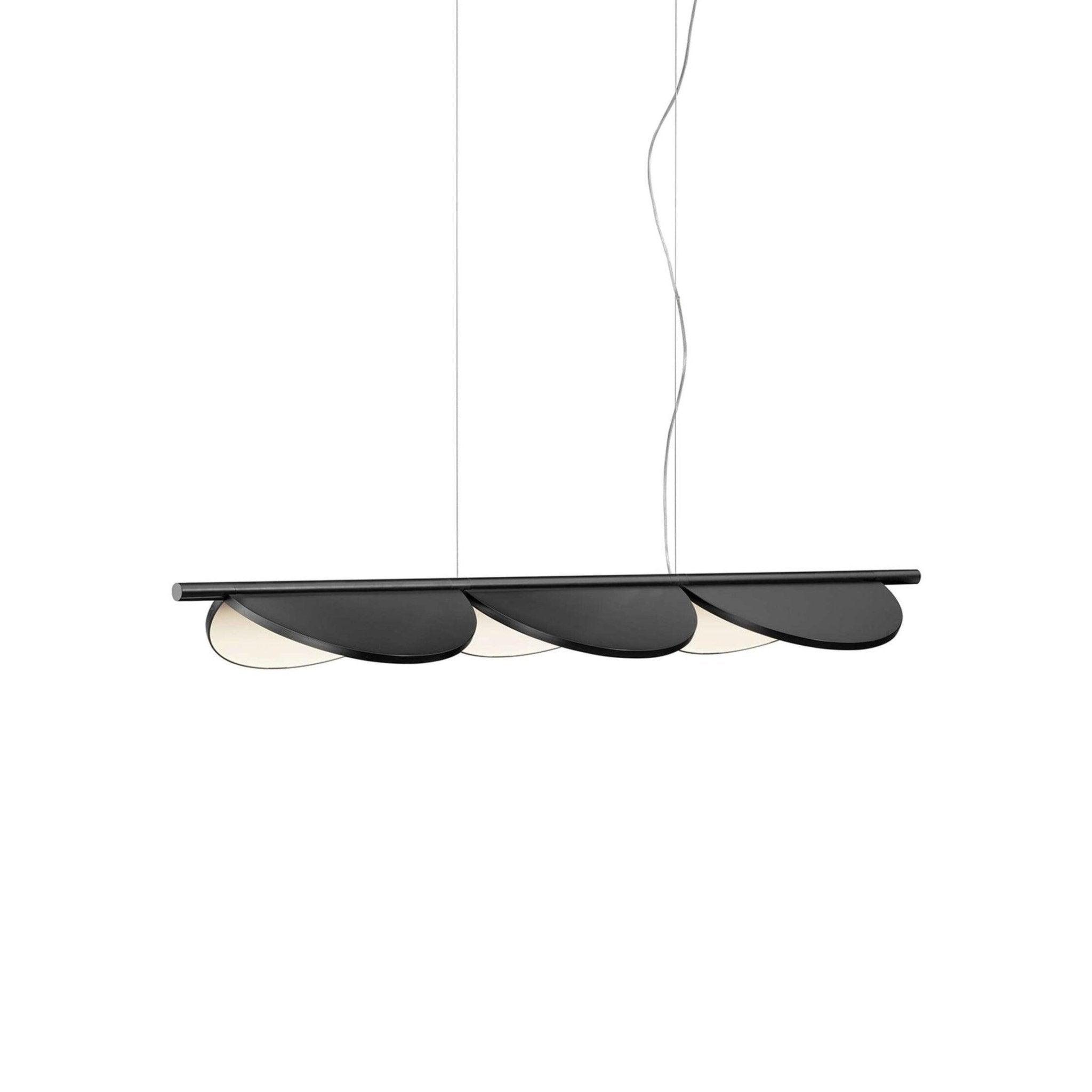 Lampa wisząca ALMENDRA LINEAR antracytowy Flos 3 Eye on Design