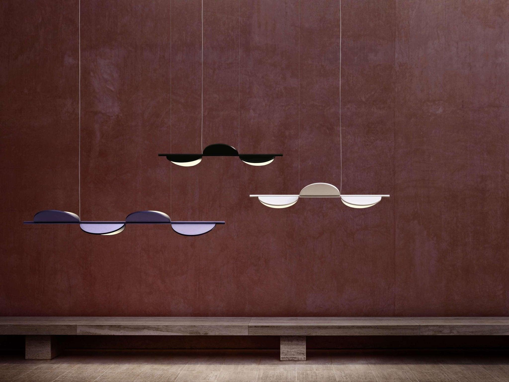 Lampa wisząca ALMENDRA LINEAR antracytowy Flos Eye on Design