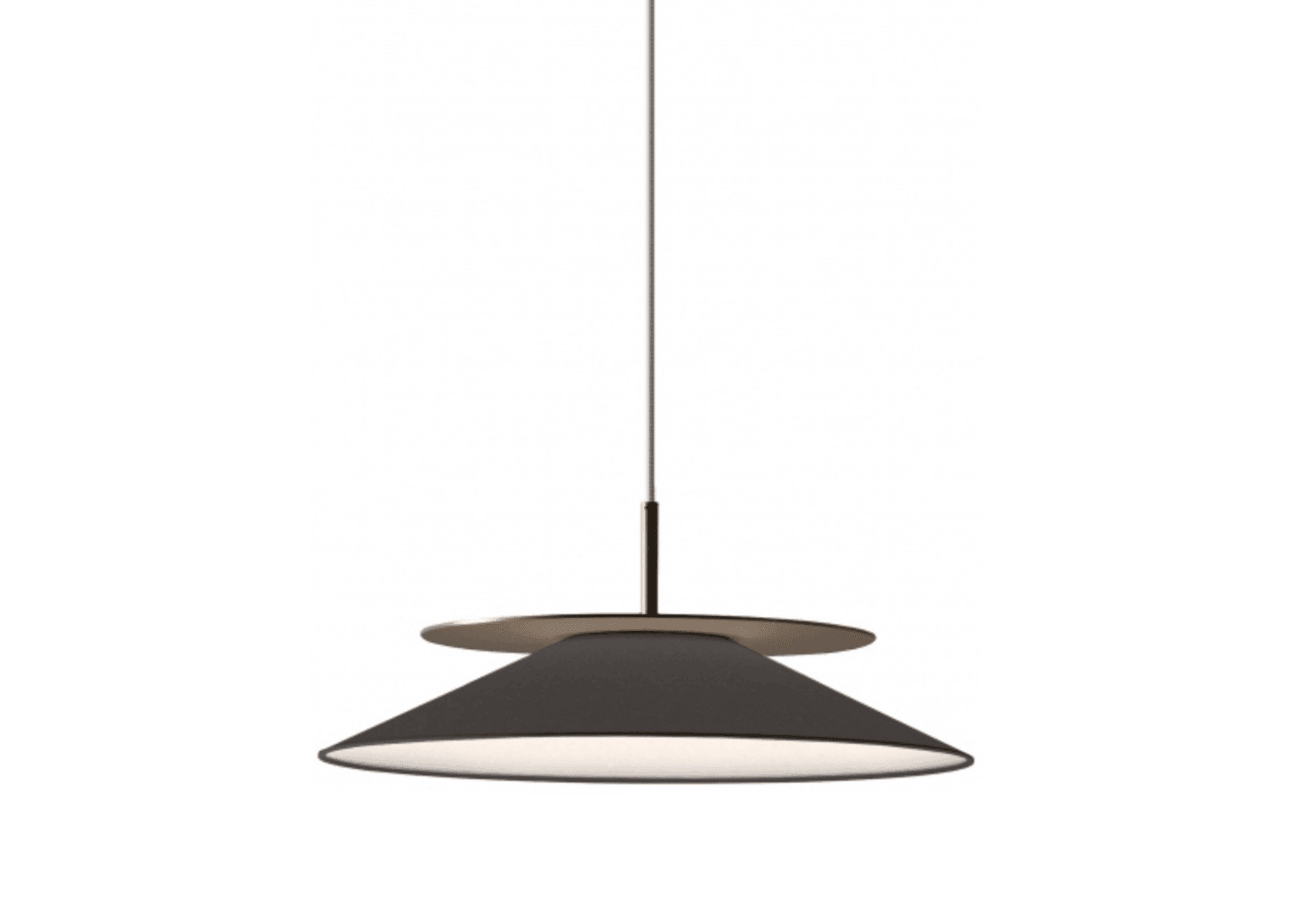 Lampa wisząca ASIA antracytowy ze szczotkowanym brązem – Contardi