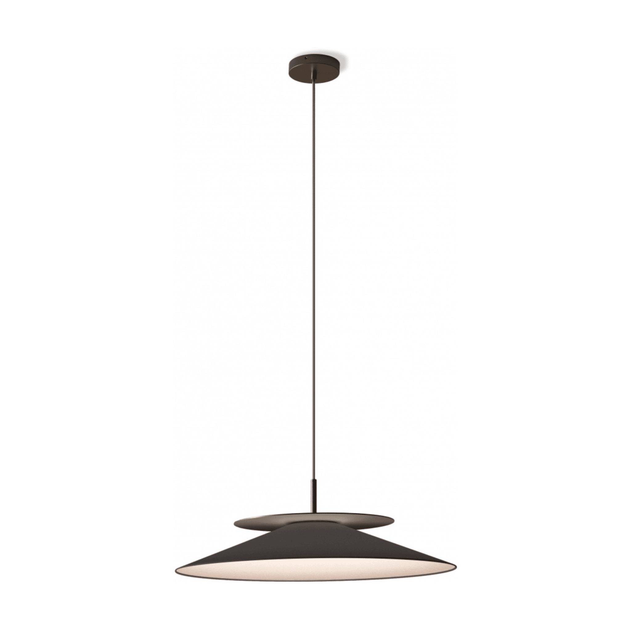 Lampa wisząca ASIA antracytowy ze szczotkowanym brązem – Contardi