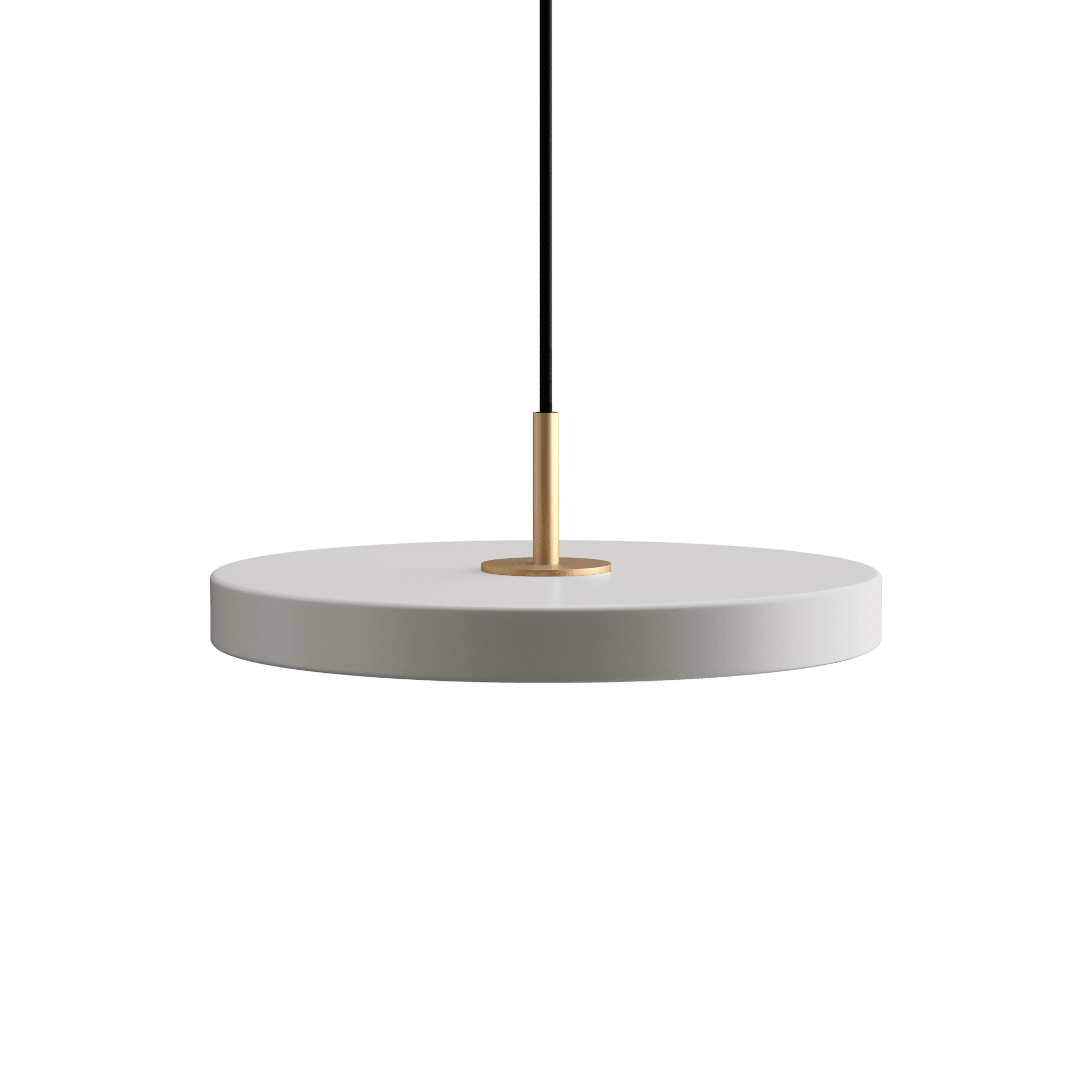 Lampa wisząca ASTERIA jasnoszary UMAGE Ø31 x 3.3 cm Złoty Eye on Design