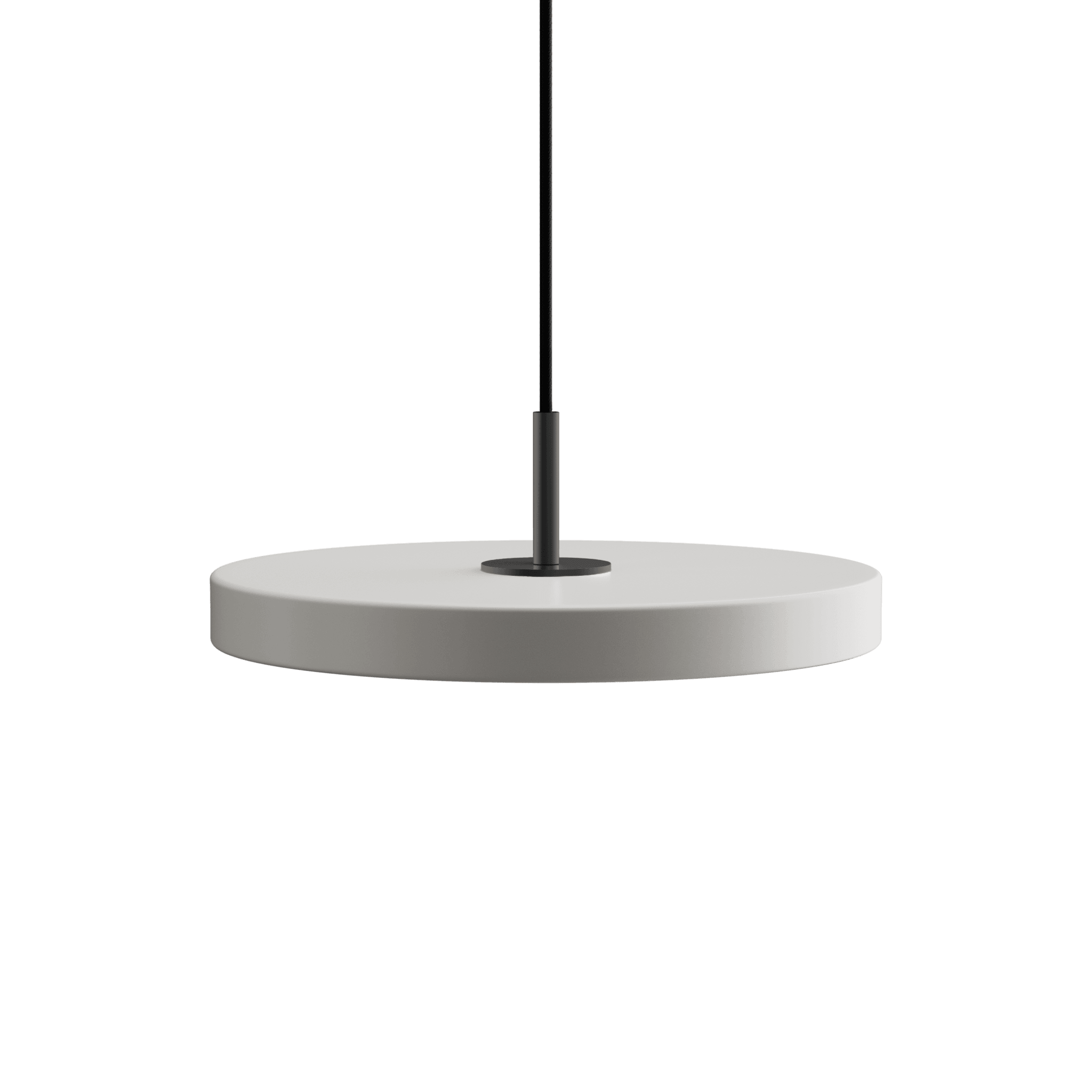 Lampa wisząca ASTERIA jasnoszary UMAGE Ø31 x 3.3 cm Czarny Eye on Design