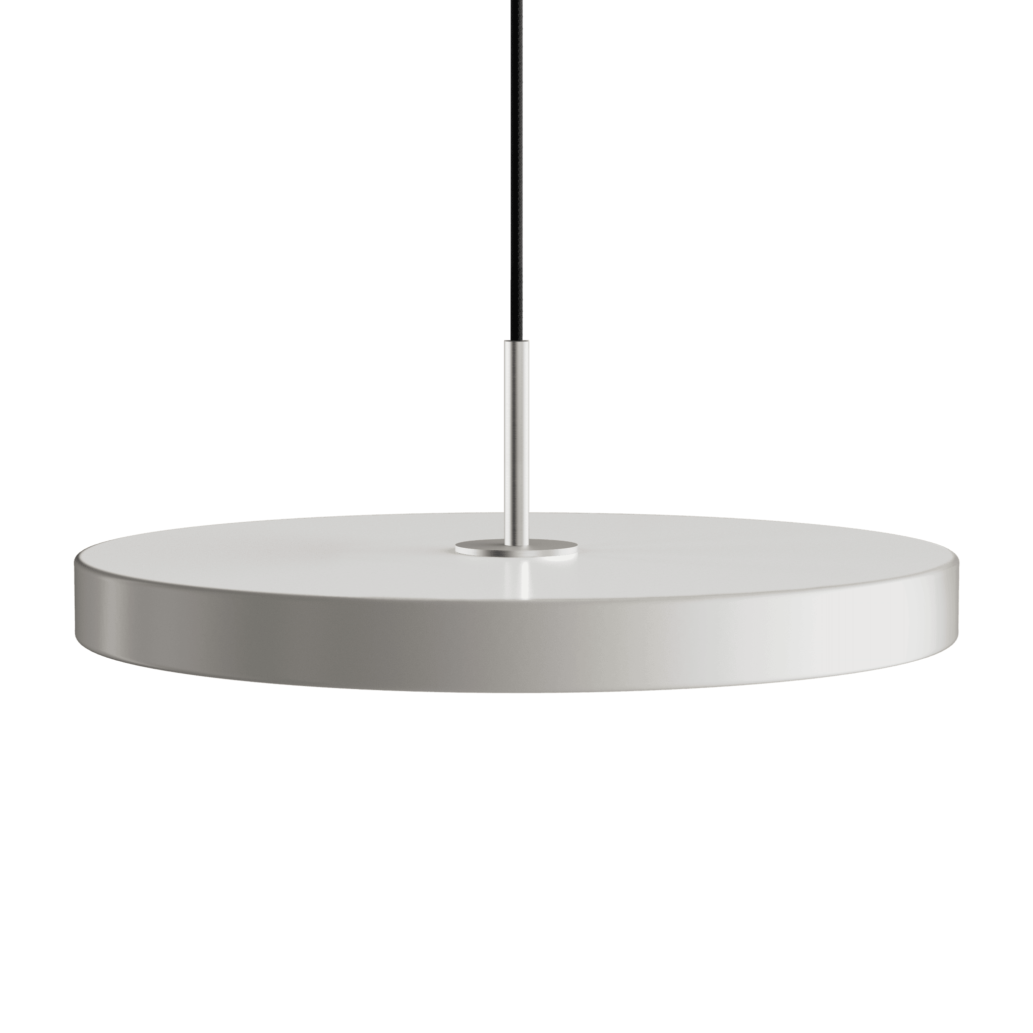 Lampa wisząca ASTERIA jasnoszary UMAGE Ø43 x 4 cm Srebrny Eye on Design