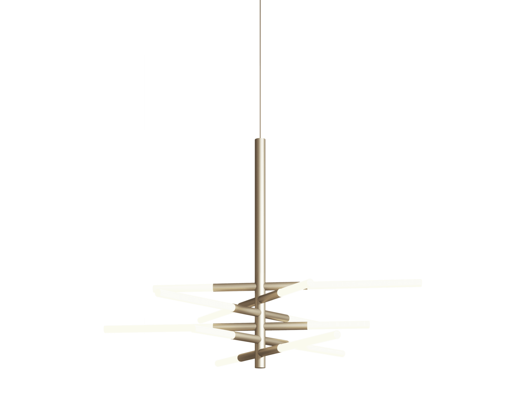 Lampa wisząca BIANCA DOUBLE złoty – Contardi