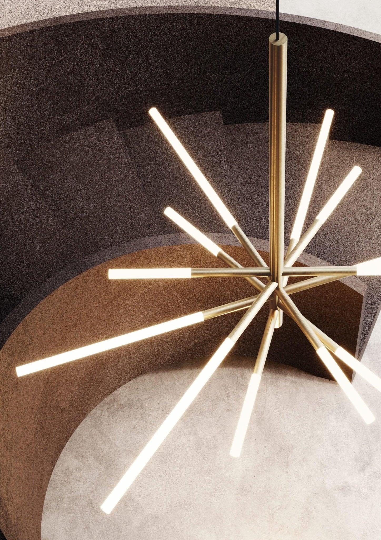 Lampa wisząca BIANCA DOUBLE złoty – Contardi
