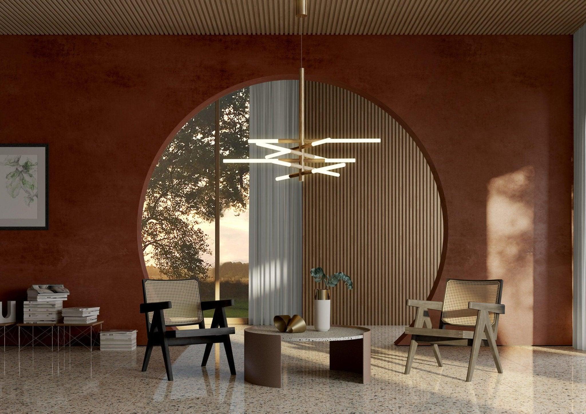 Lampa wisząca BIANCA DOUBLE złoty – Contardi