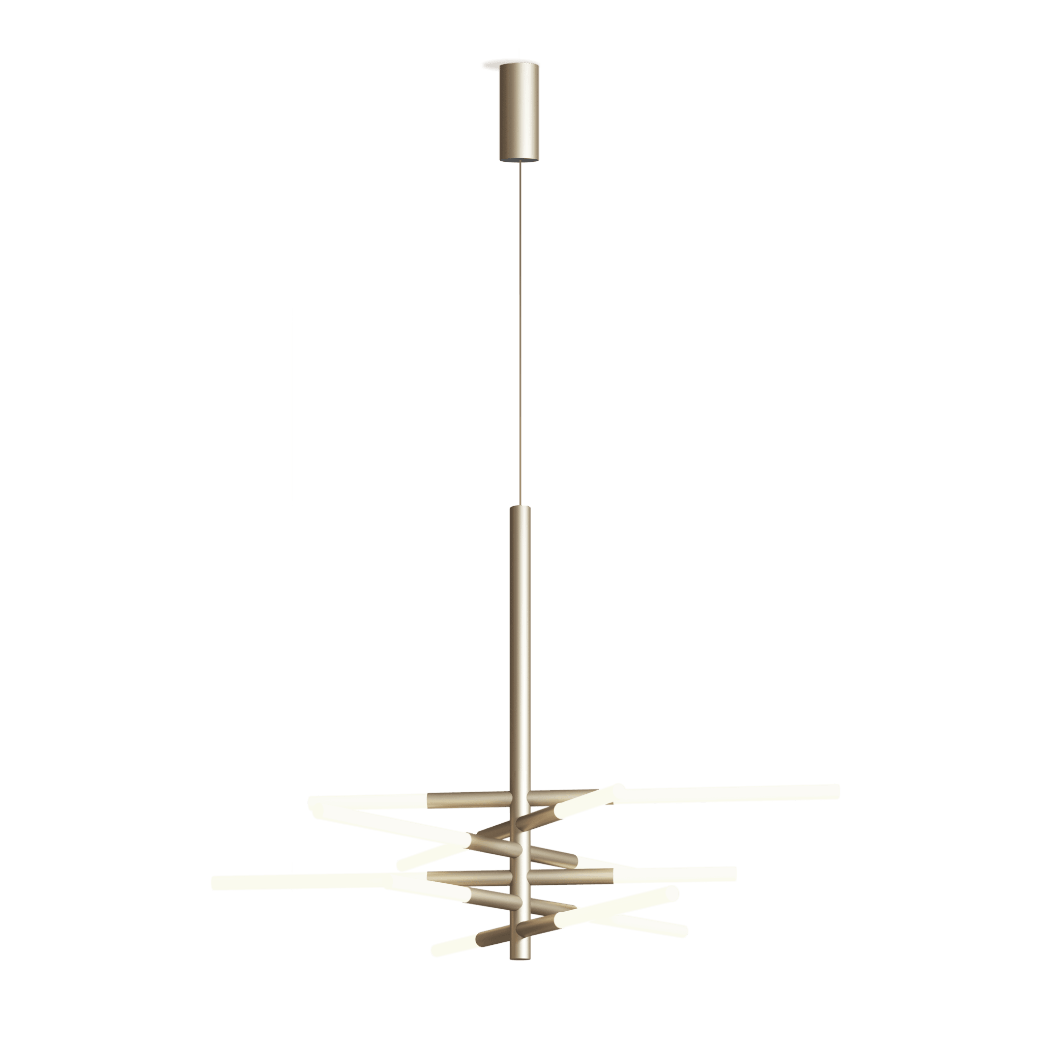 Lampa wisząca BIANCA DOUBLE złoty – Contardi