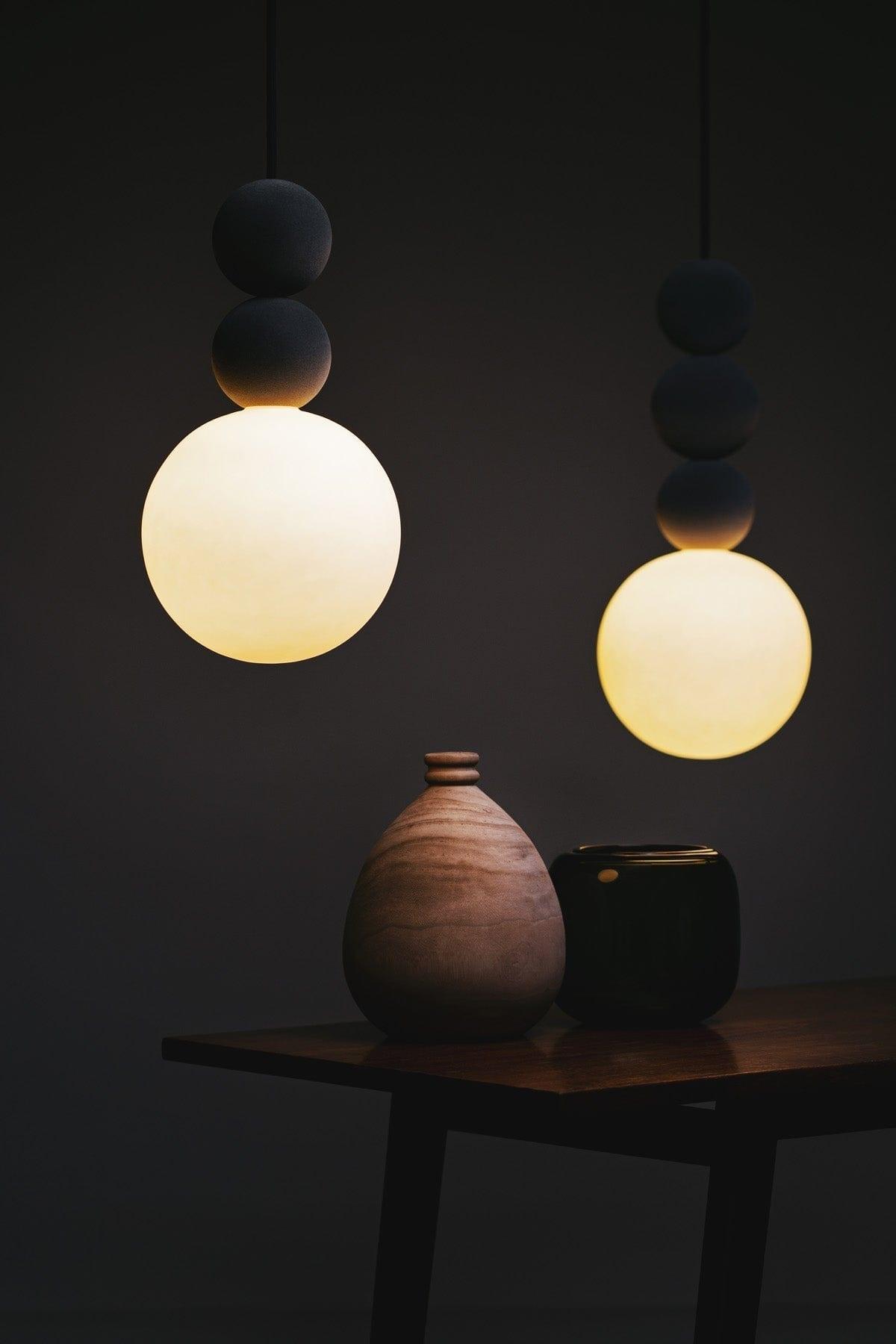 Lampa wisząca BOLA BOLA VELVET oliwkowa Loftlight Eye on Design