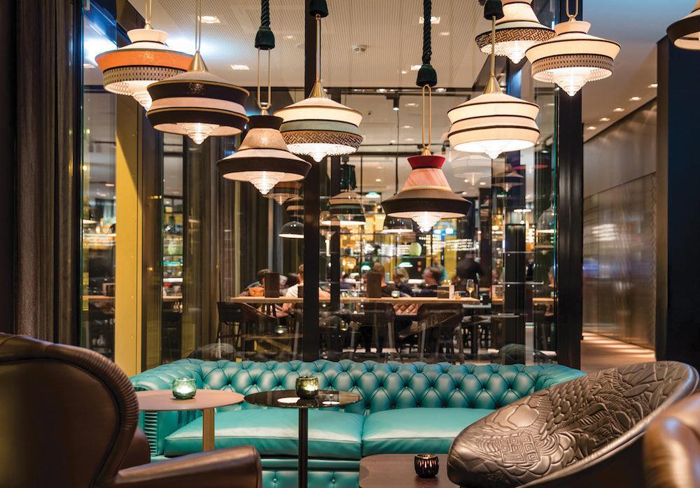 Lampa wisząca CALYPSO ANTIGUA miętowy Contardi Eye on Design