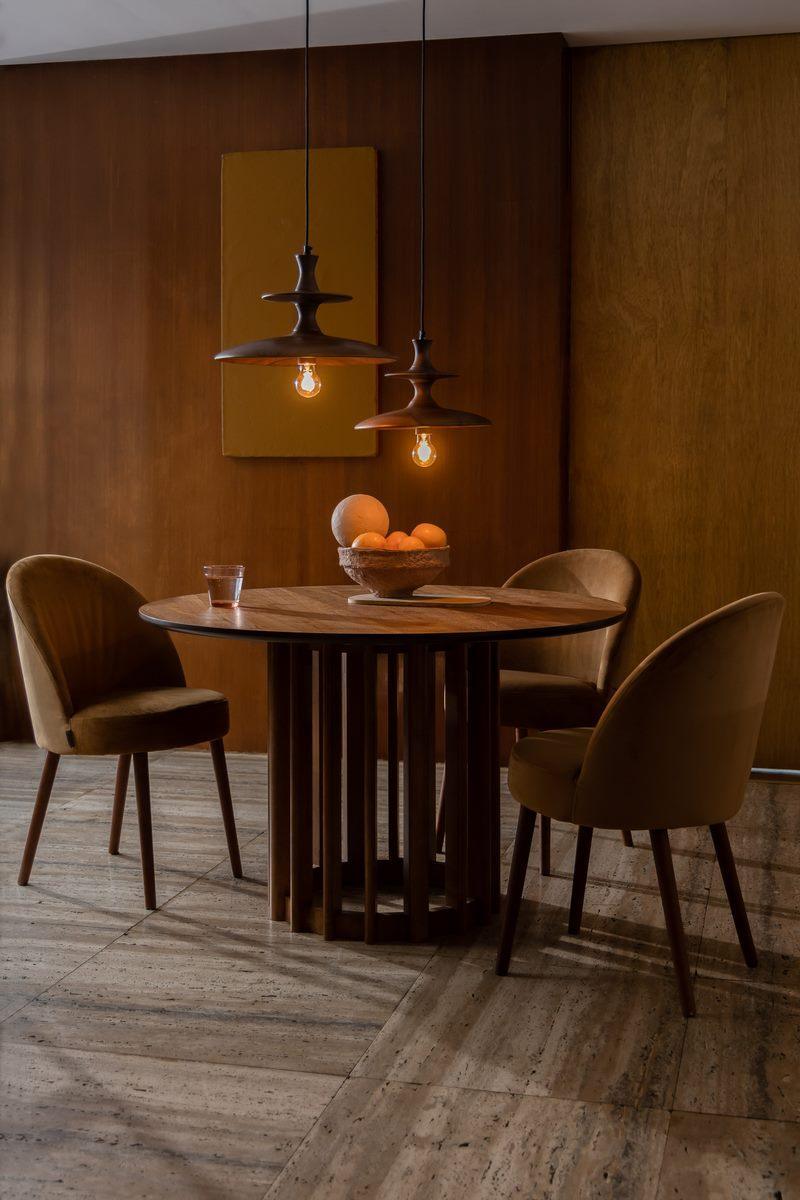 Lampa wisząca CATH orzechowy Dutchbone Eye on Design