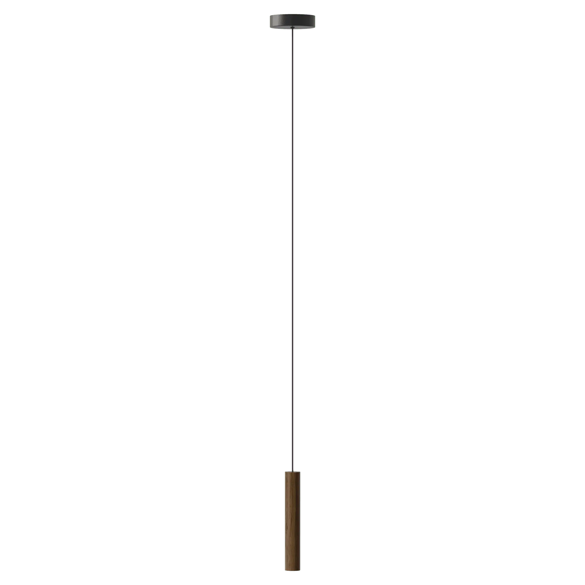 Lampa wisząca CHIMES ciemny dąb z oświetleniem LED