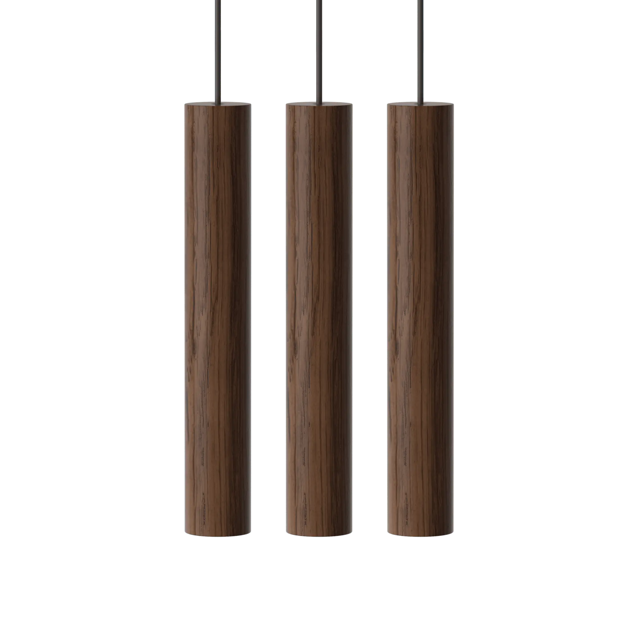 Lampa wisząca CHIMES CLUSTER 3 ciemny dąb – Umage