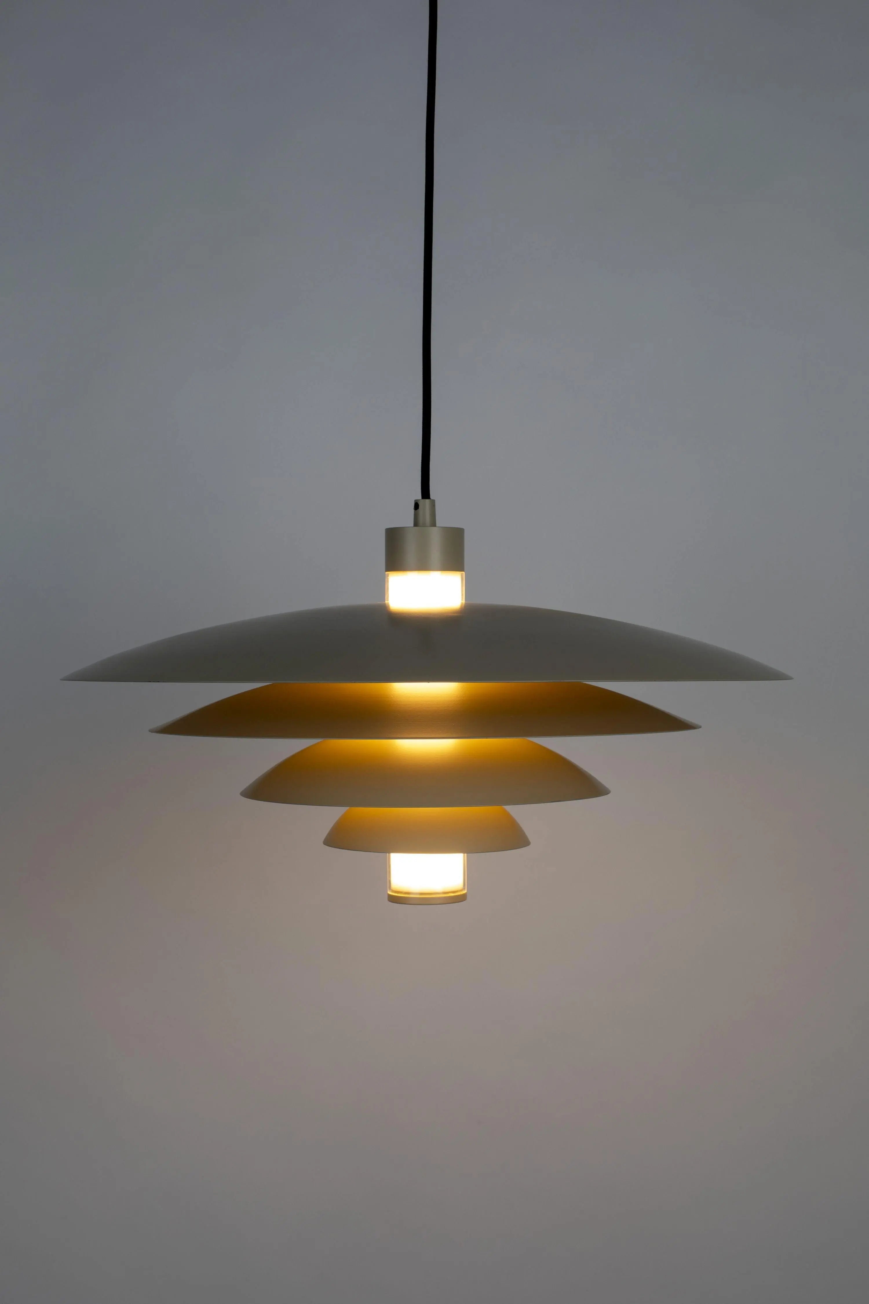 Lampa wisząca COLE beżowy – metal