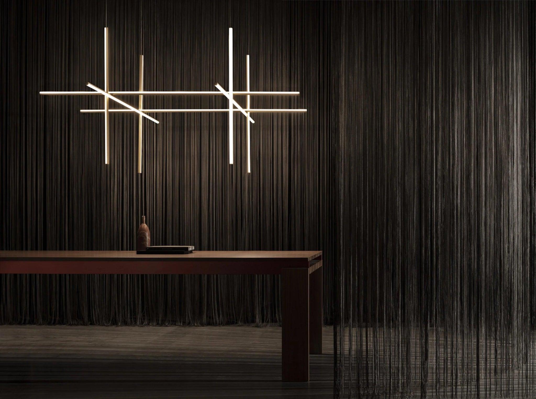 Lampa wisząca COORDINATES 4 srebrny Flos Eye on Design