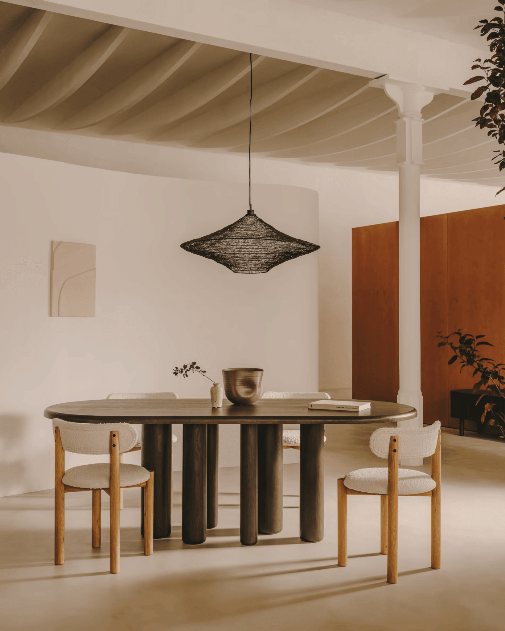 Lampa wisząca duża MAKAI czarny La Forma Eye on Design