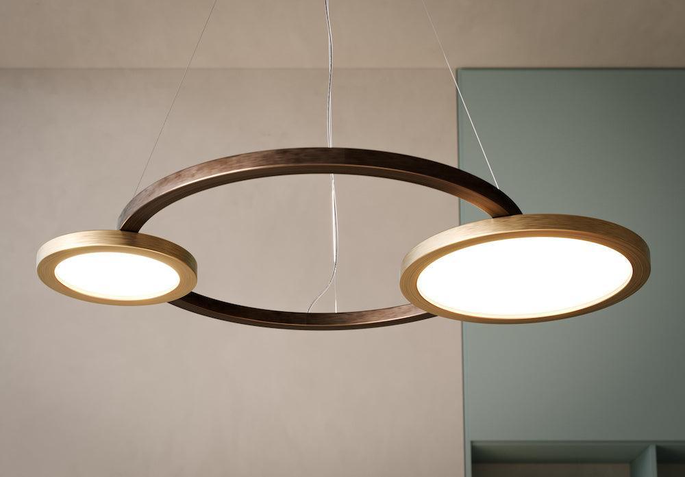 Lampa wisząca ECLISSE brązowy Contardi Eye on Design