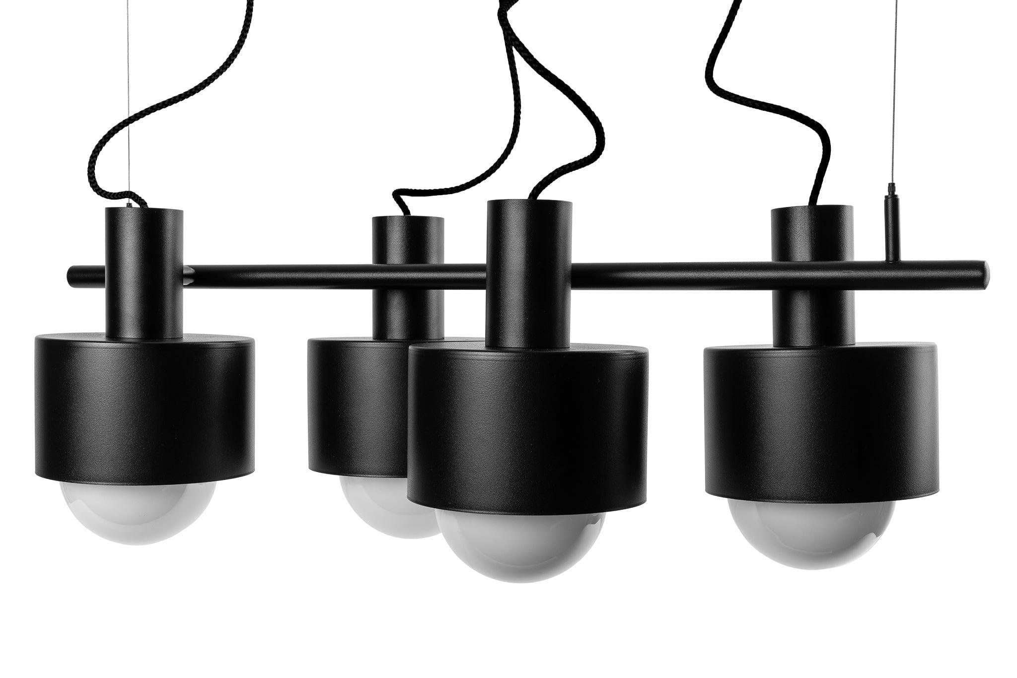 Lampa wisząca ENKEL QUATTRO czarny Ummo Eye on Design