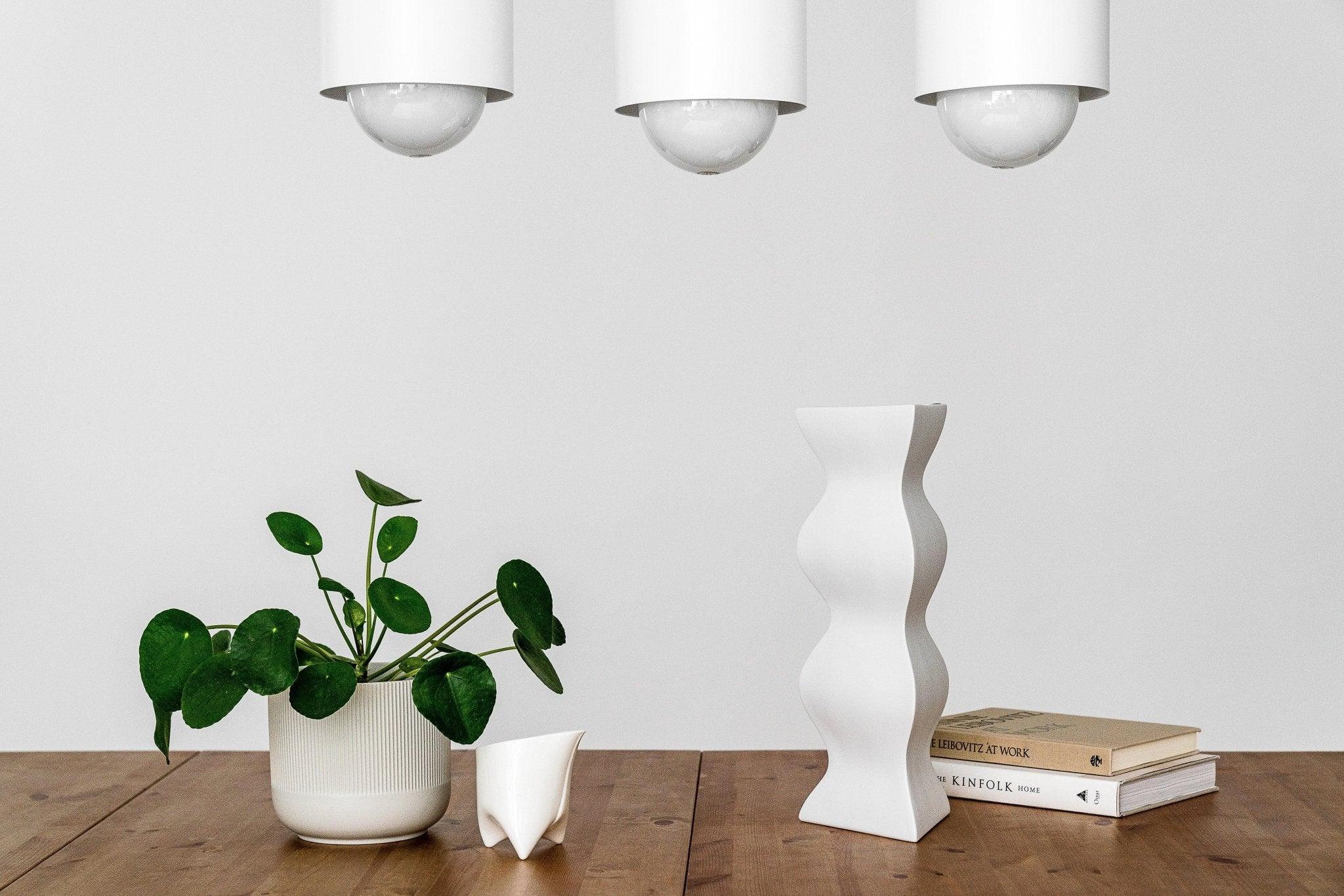 Lampa wisząca ENKEL TRE biały – Ummo