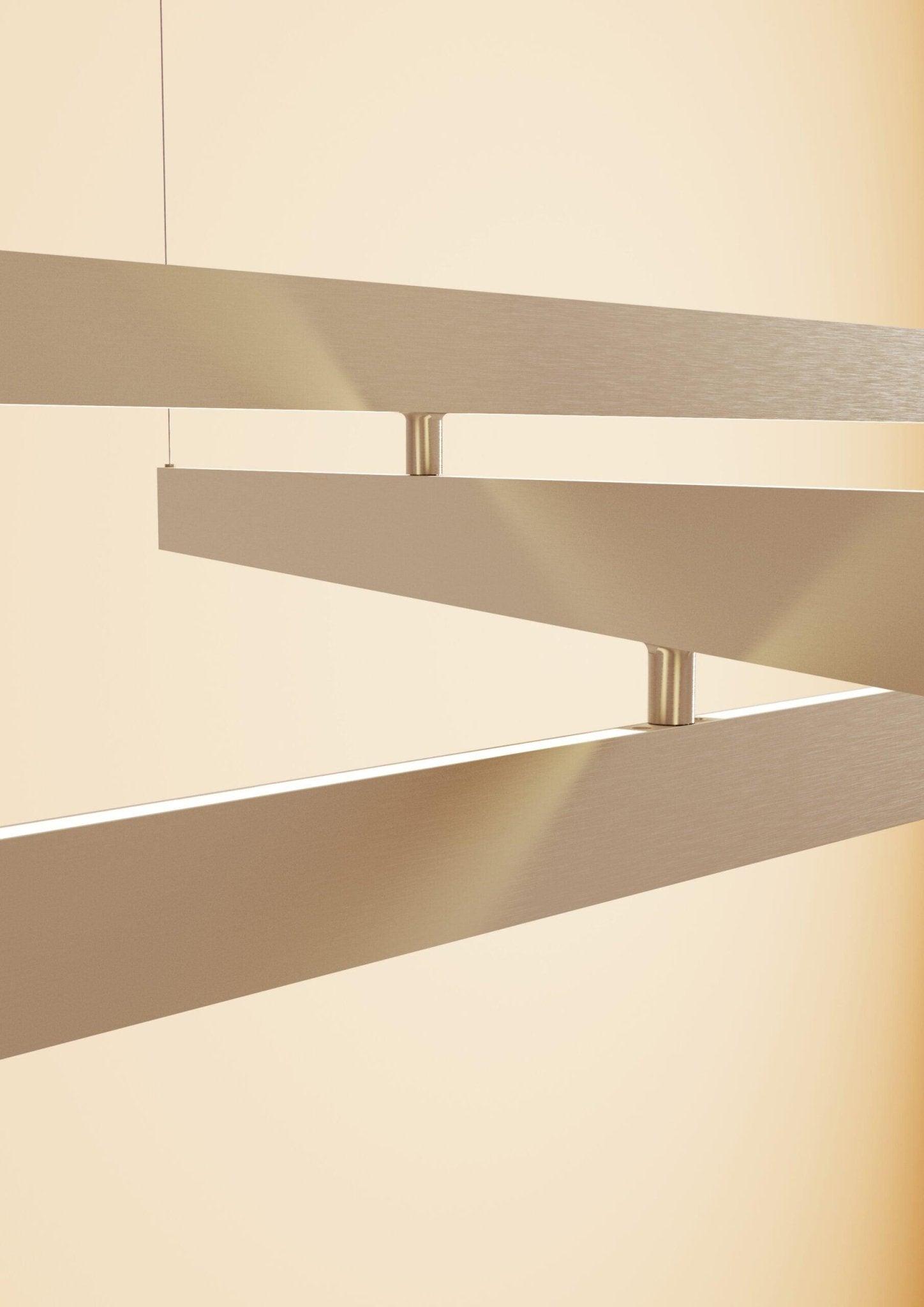 Lampa wisząca FLY MULTIPLE satynowy złoty Contardi Eye on Design