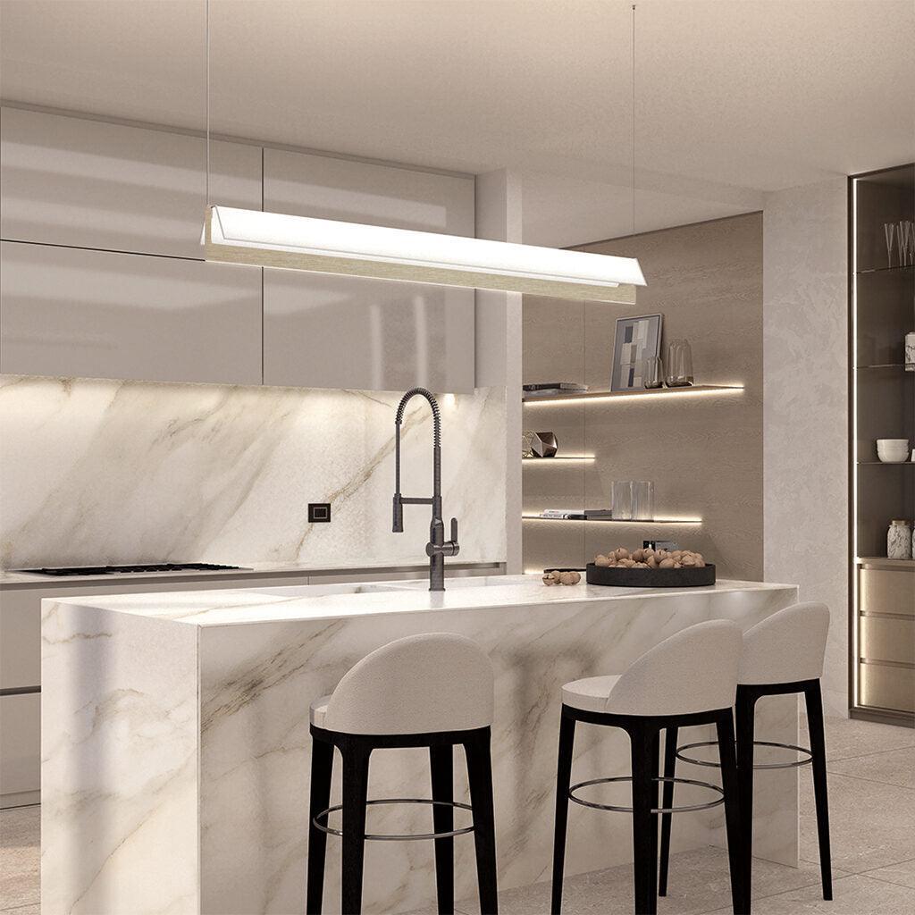 Lampa wisząca FLY szczotkowany brąz z białą bawełną Contardi Eye on Design