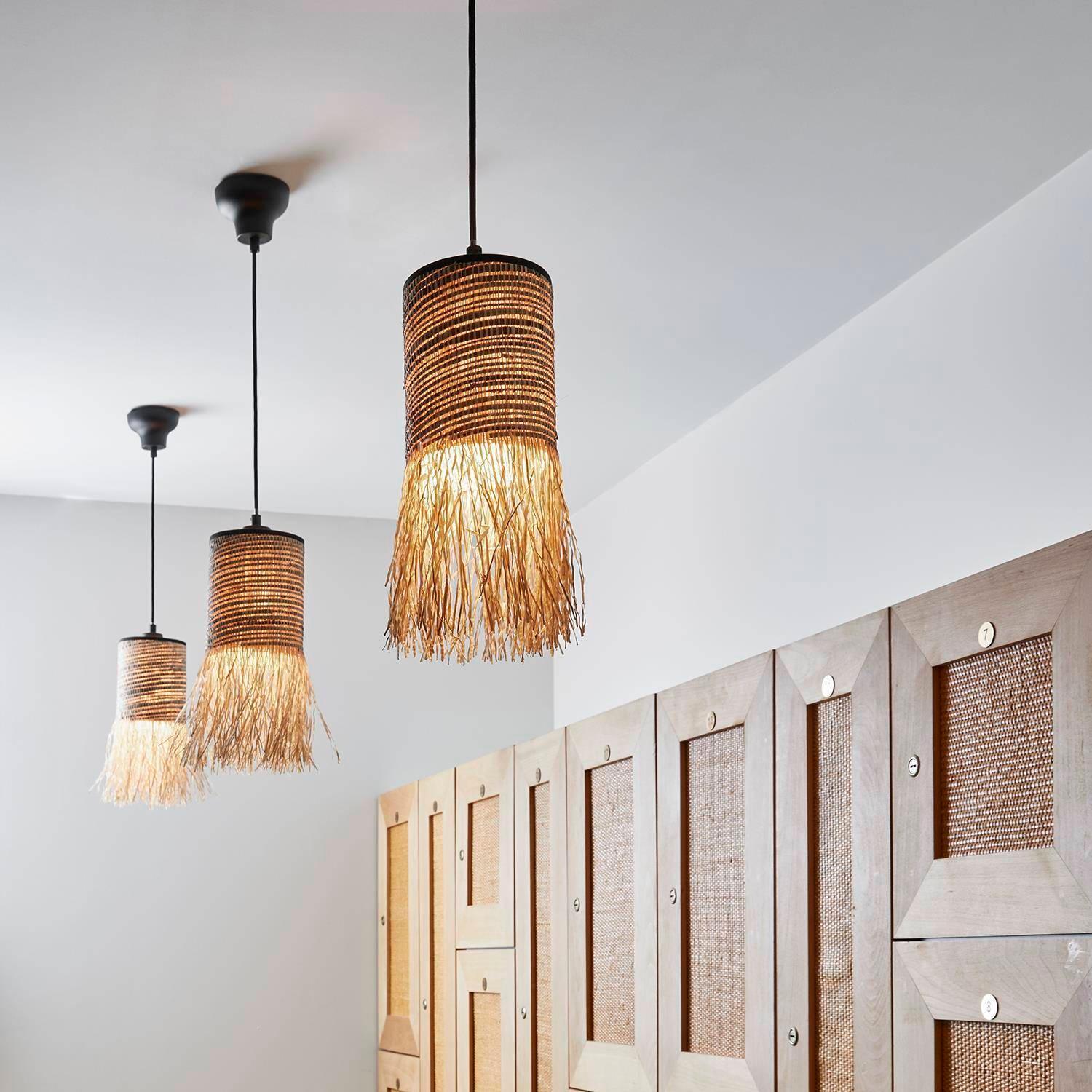 Lampa wisząca FORMENTERA 1L bananowiec i rafia Market Set Eye on Design