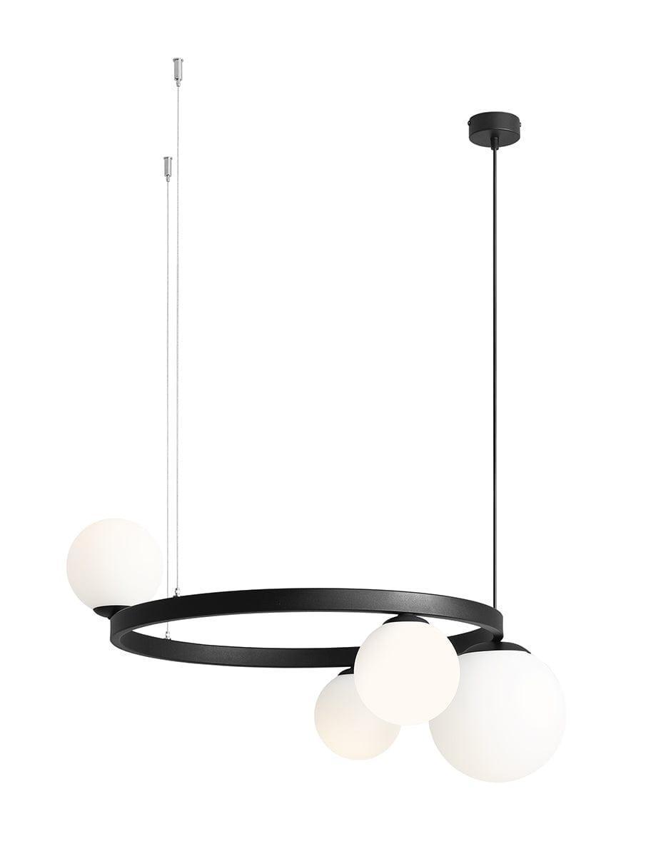 Lampa wisząca GARDA QUATRO RING czarny Artera Eye on Design