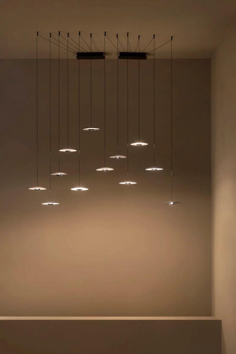 Lampa wisząca GINGER ciemnobrązowy z białym wykończeniem Marset Eye on Design