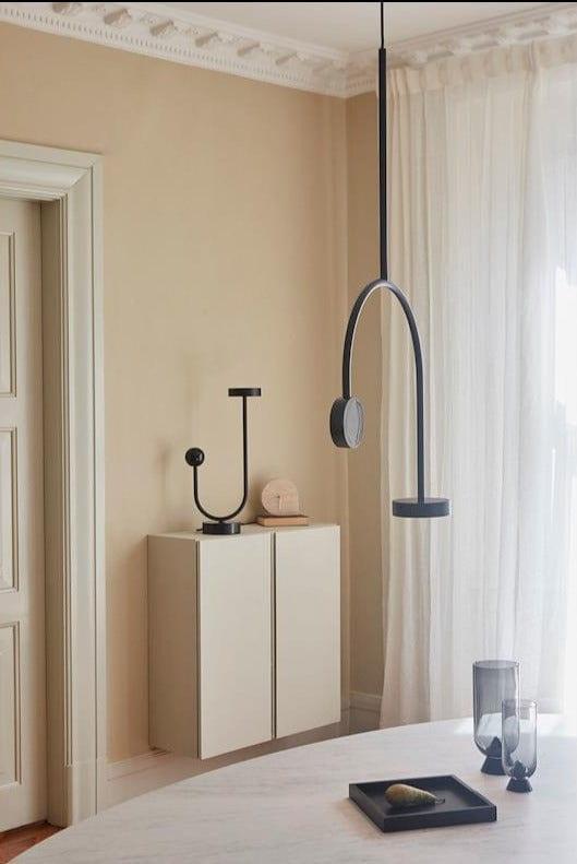 Lampa wisząca GRASIL czarny marmur AYTM Eye on Design