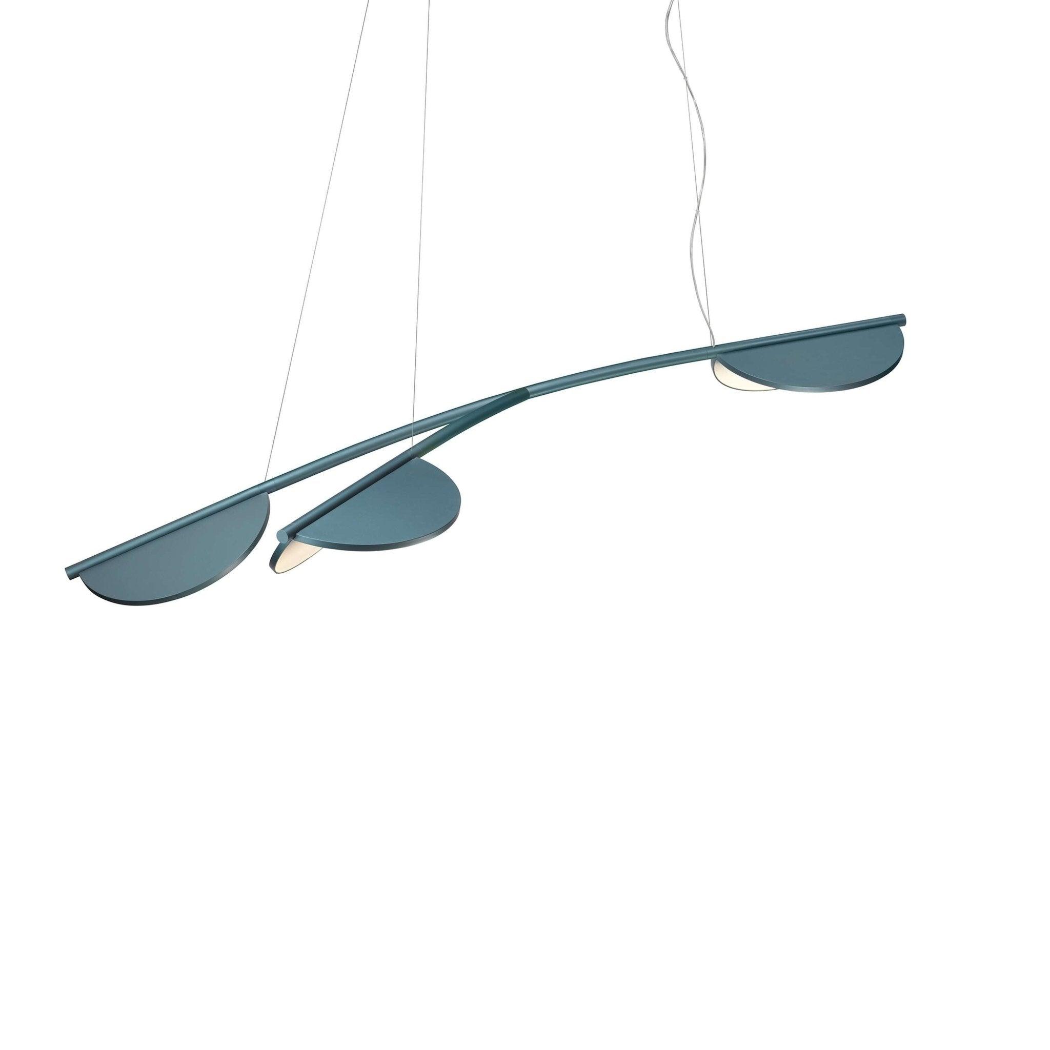 Lampa wisząca krótka ALMENDRA ORGANIC niebieski Flos 3 Eye on Design