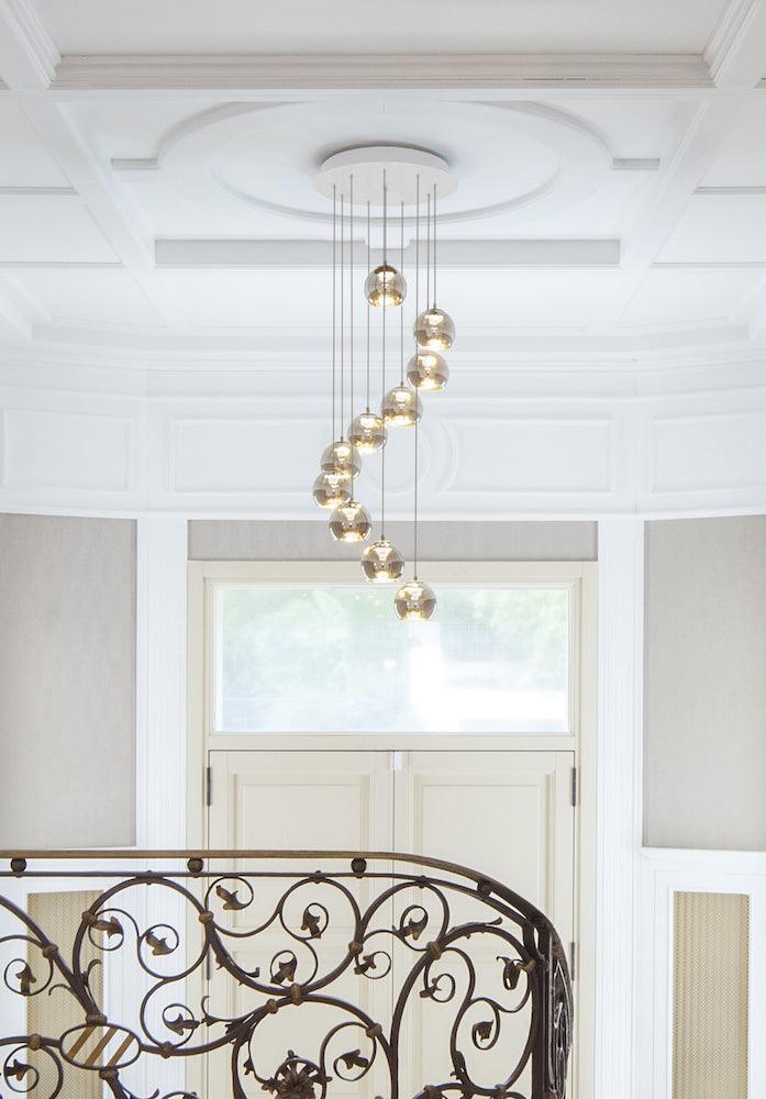 Lampa wisząca KUBRIC satynowy złoty Contardi Eye on Design