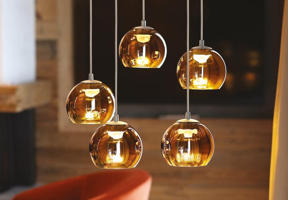 Lampa wisząca KUBRIC SO satynowy złoty Contardi Eye on Design