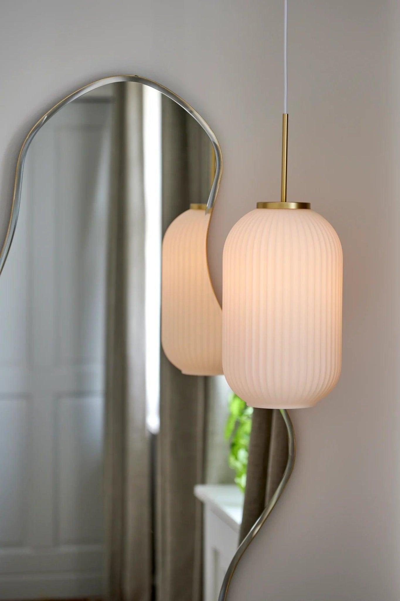 Lampa wisząca MILFORD szkło ze złotym wykończeniem Nordlux Eye on Design