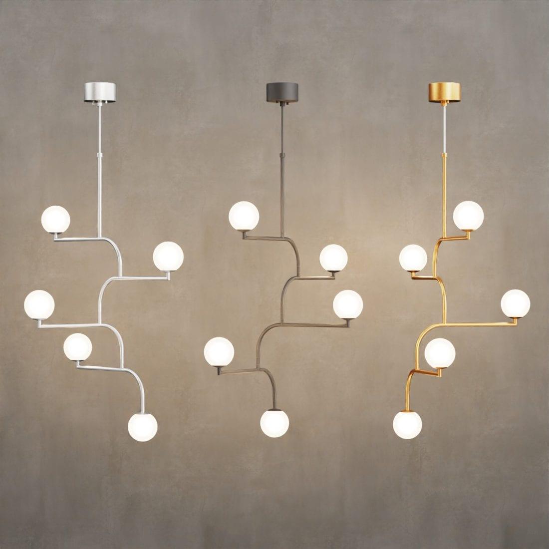 Lampa wisząca MOBIL GRAND mosiężny Pholc Eye on Design