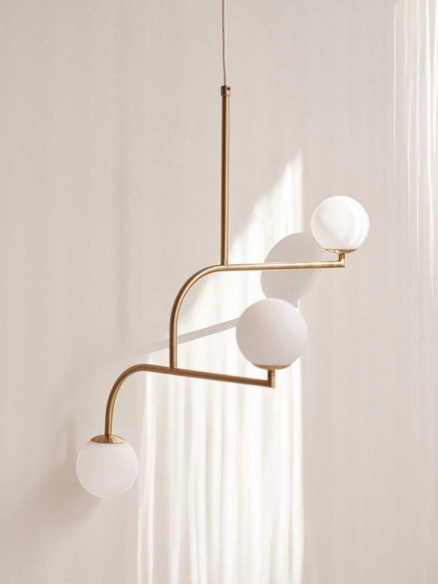 Lampa wisząca MOBIL mosiężny – Pholc