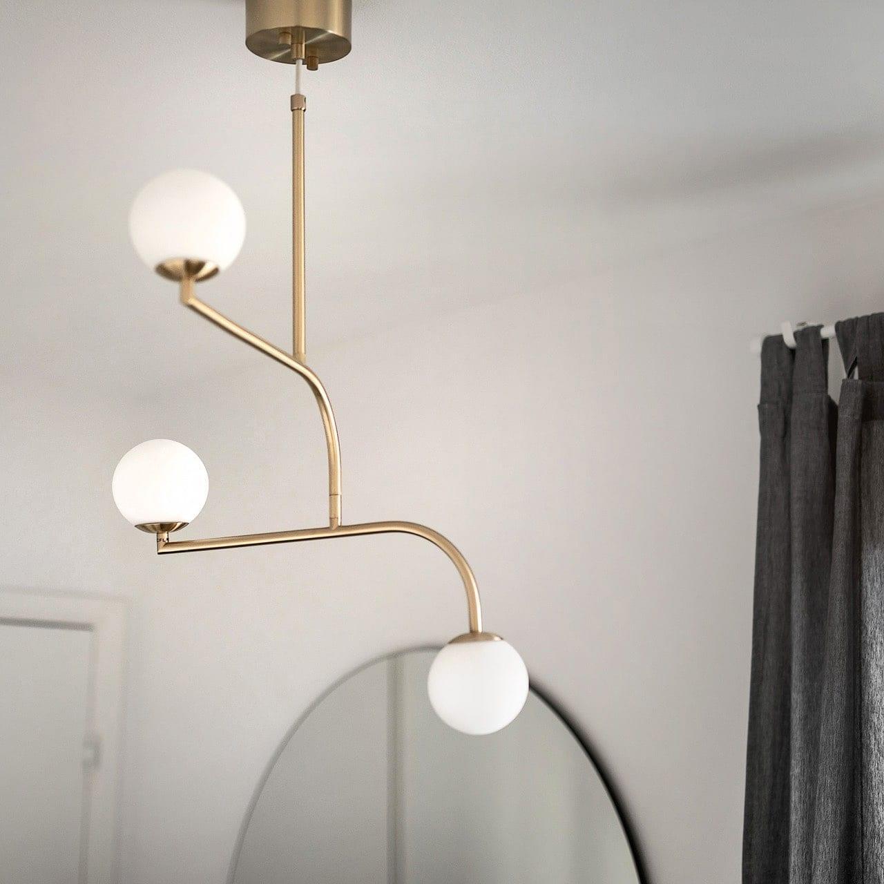 Lampa wisząca MOBIL mosiężny – Pholc