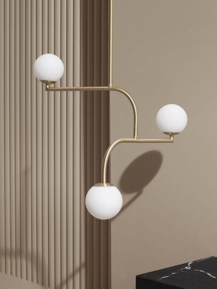 Lampa wisząca MOBIL mosiężny – Pholc