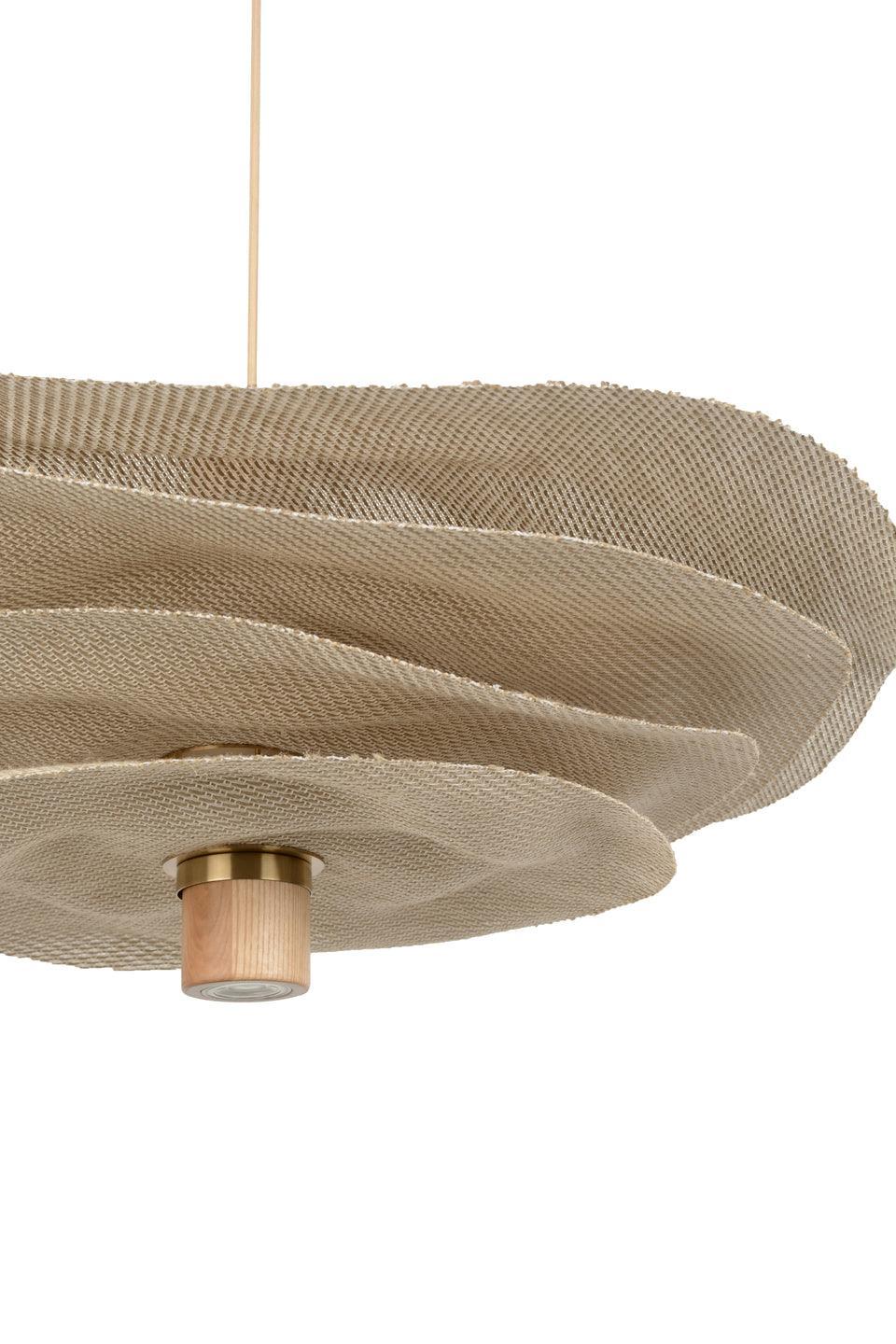 Lampa wisząca RIVAGE 2L beżowy len Market Set Eye on Design