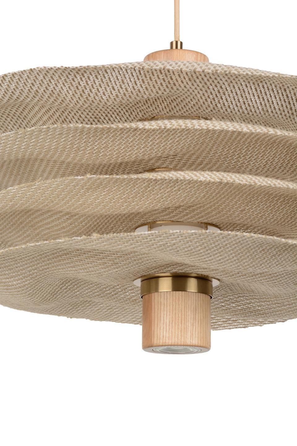 Lampa wisząca RIVAGE 2L beżowy len Market Set Eye on Design