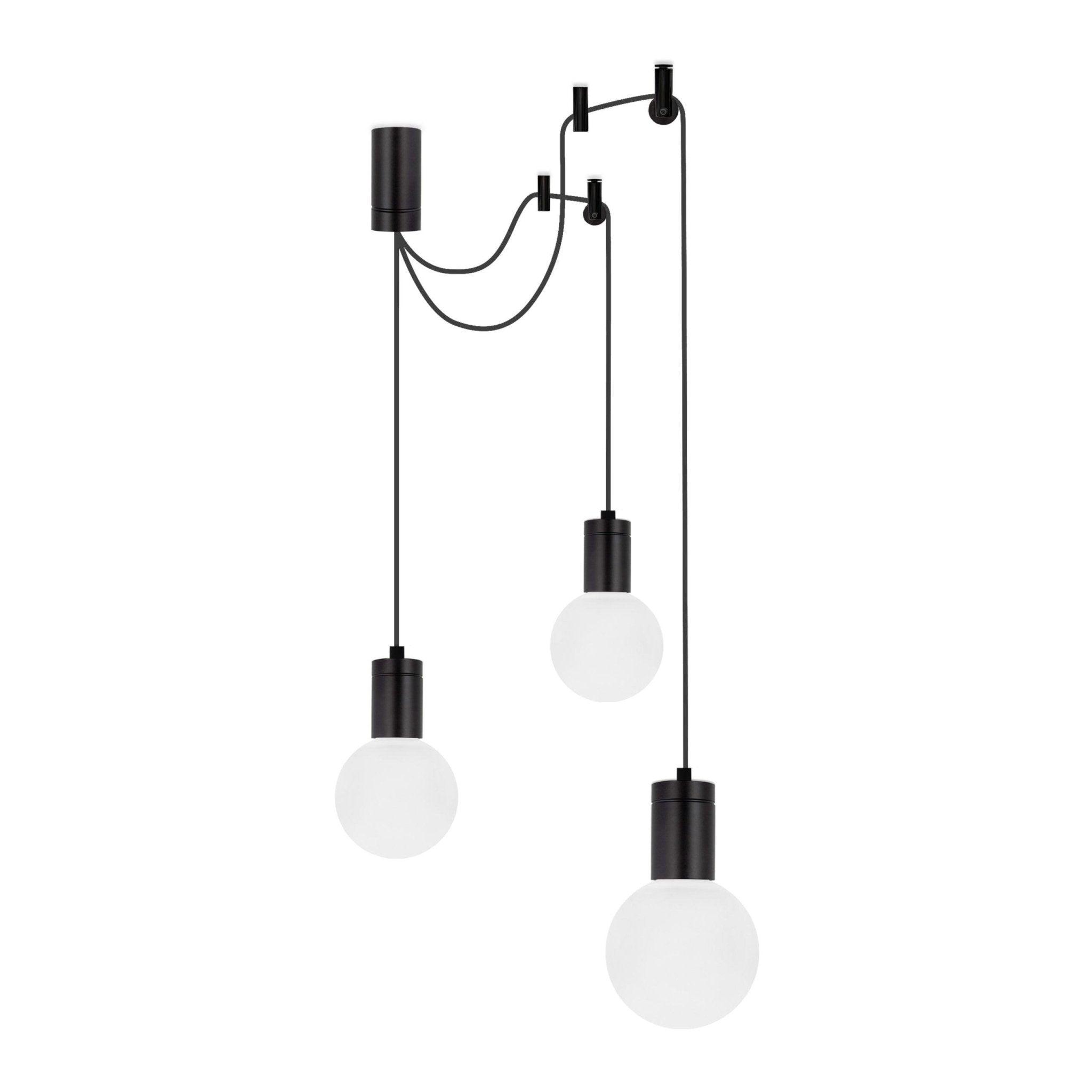 Lampa wisząca SOLITARIO czarny – Contardi