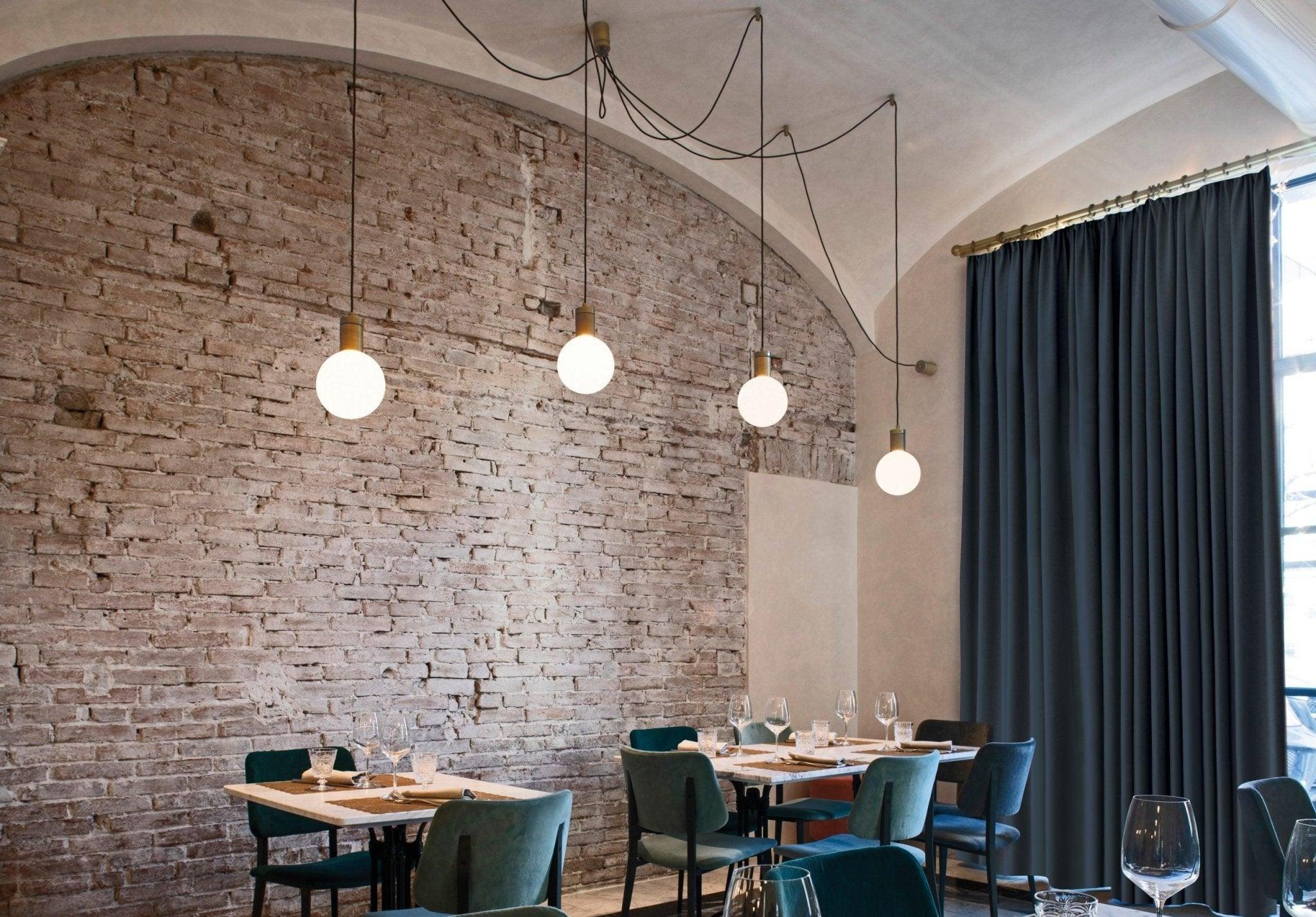 Lampa wisząca SOLITARIO satynowy brązowy Contardi Eye on Design