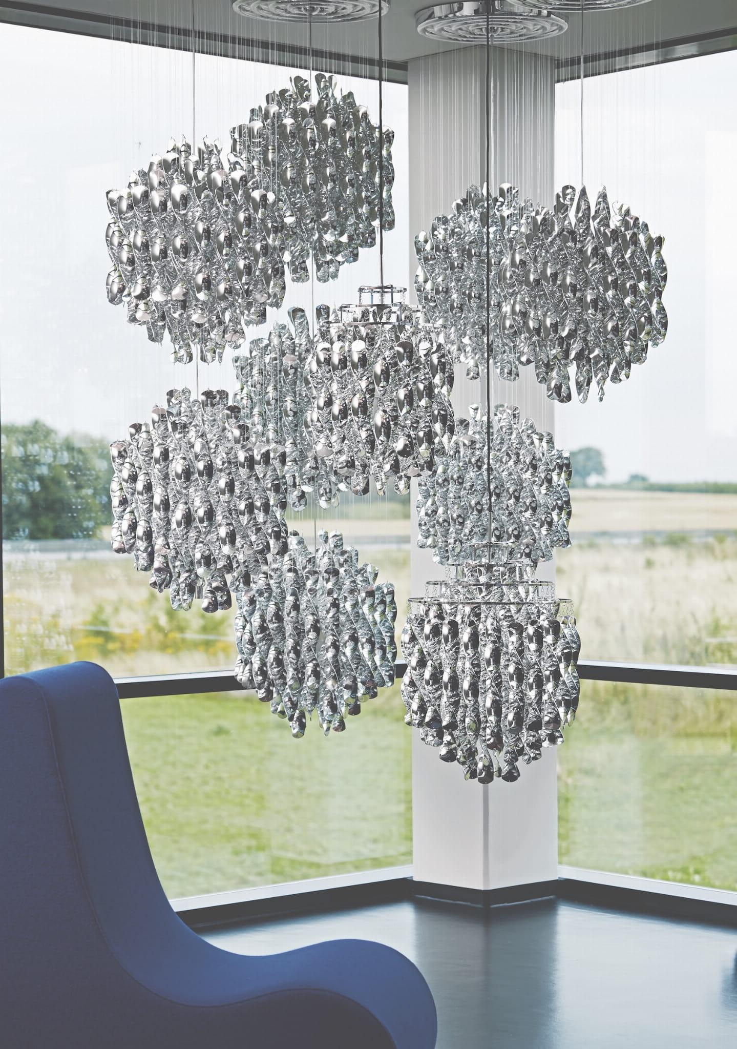 Lampa wisząca SPIRAL SP3 złoty Verpan Eye on Design