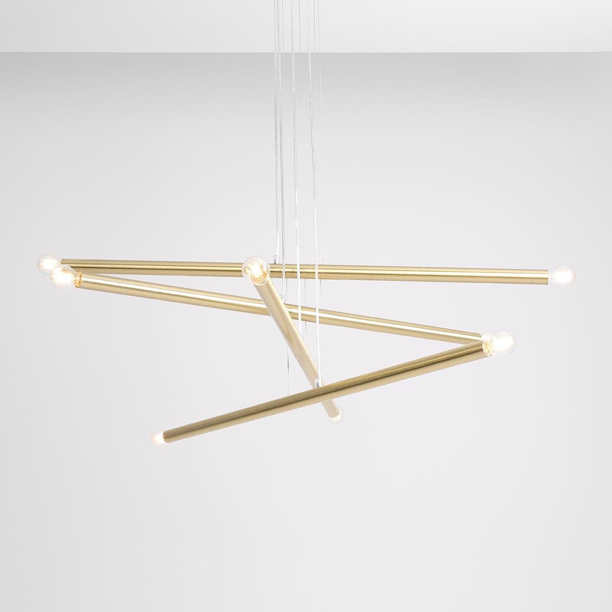 Lampa wisząca TUBO mosiężny Artera Eye on Design