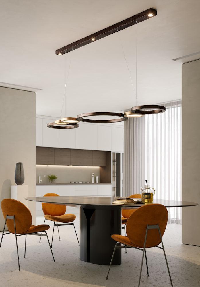 Lampa wisząca VEGAS brązowy – Contardi