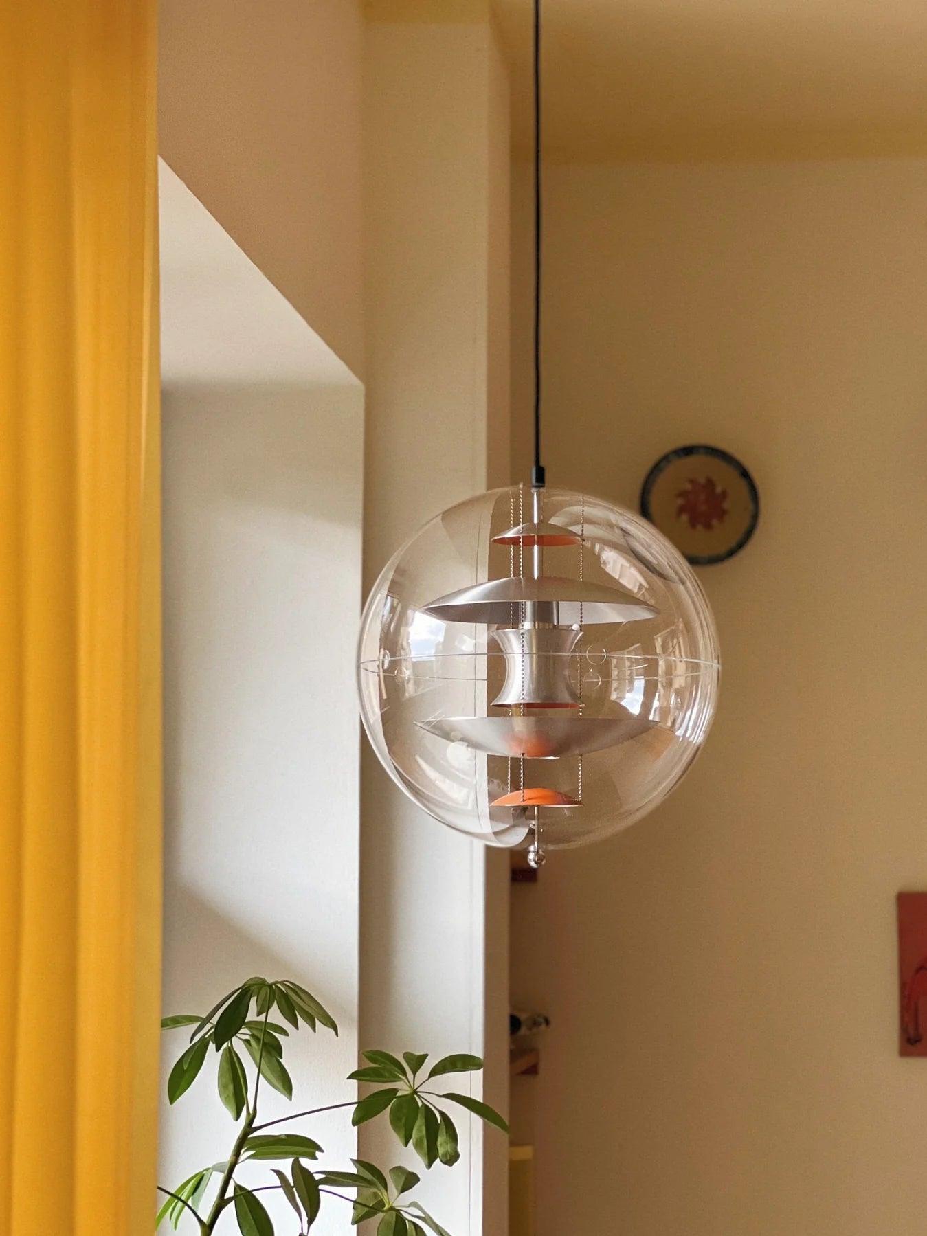 Lampa wisząca VP GLOBE szczotkowane aluminium Verpan Eye on Design