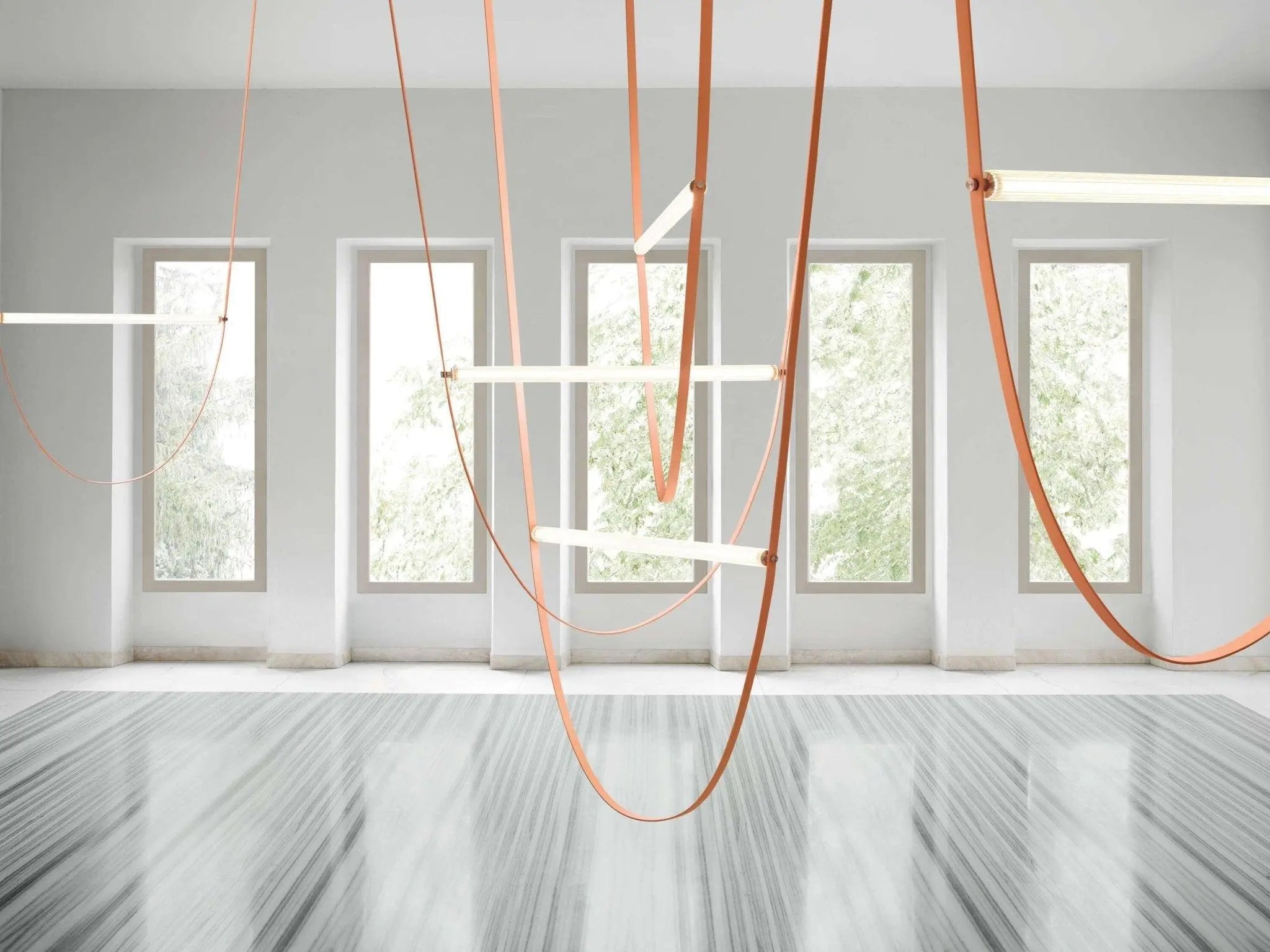 Lampa wisząca WIRELINE różowy – Flos