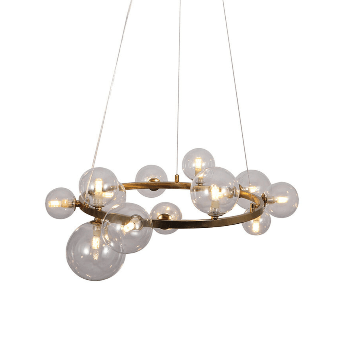 Lampa wisząca YOSIE złoty Richmond Interiors Eye on Design