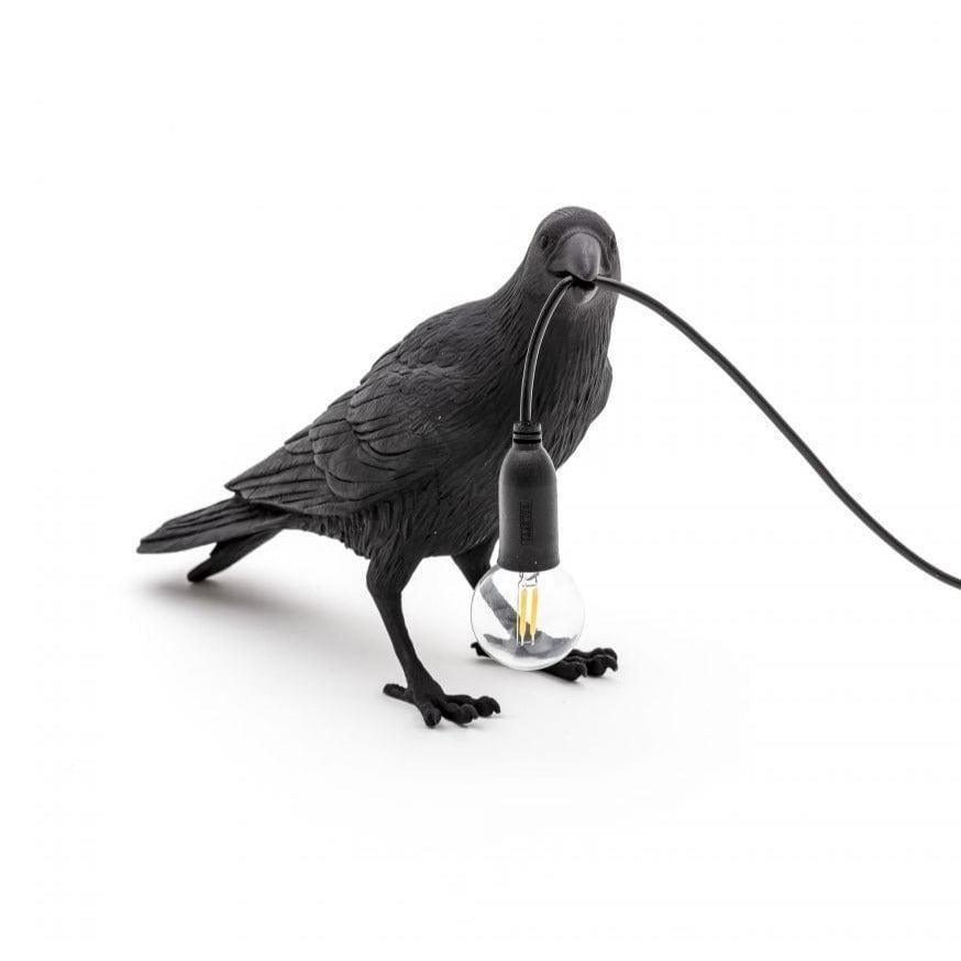 Lampa zewnętrzna BIRD WAITING czarny Seletti Eye on Design