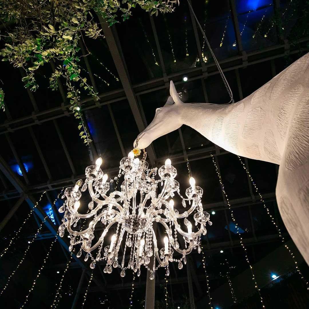 Lampa zewnętrzna GIRAFFE IN LOVE XL biała Qeeboo Eye on Design