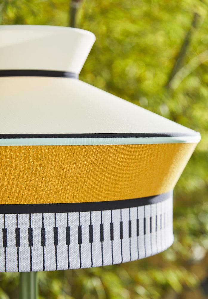 Lampa zewnętrzna i stolik CALYPSO MARTINIQUE żółty Contardi Eye on Design